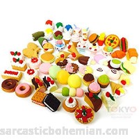 20 of Assorted SWEET DESSERT FOOD CAKE Japanese Puzzle Eraser IWAKO 20 will be randomly selected from image shown 1-Pack B00W2V6KKY